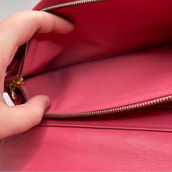 Louis Vuitton Monogram Vernis Porte Feuille Sarah Long Bifold Wallet Red 7.5 x 4 - Picture 14 of 14